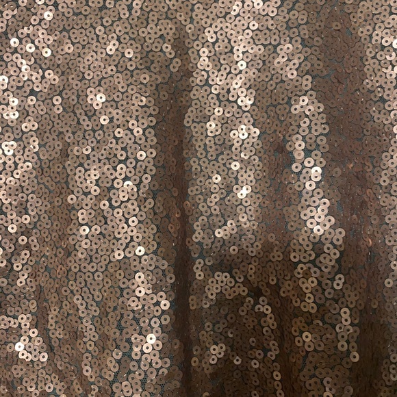 Rose Gold sequins Top - Picture 2 of 5